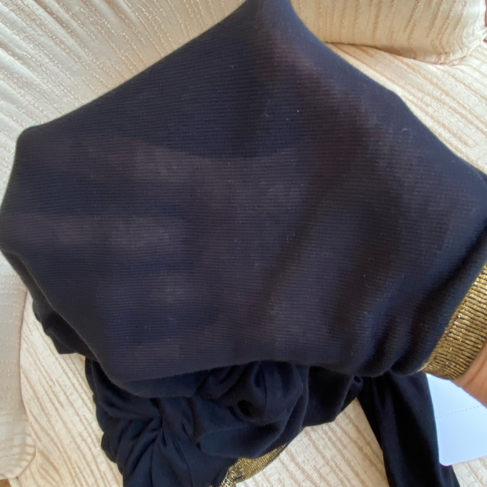 Zadig & Voltaire Metallic Finish Modal T-Shirt - Picture 9 of 9